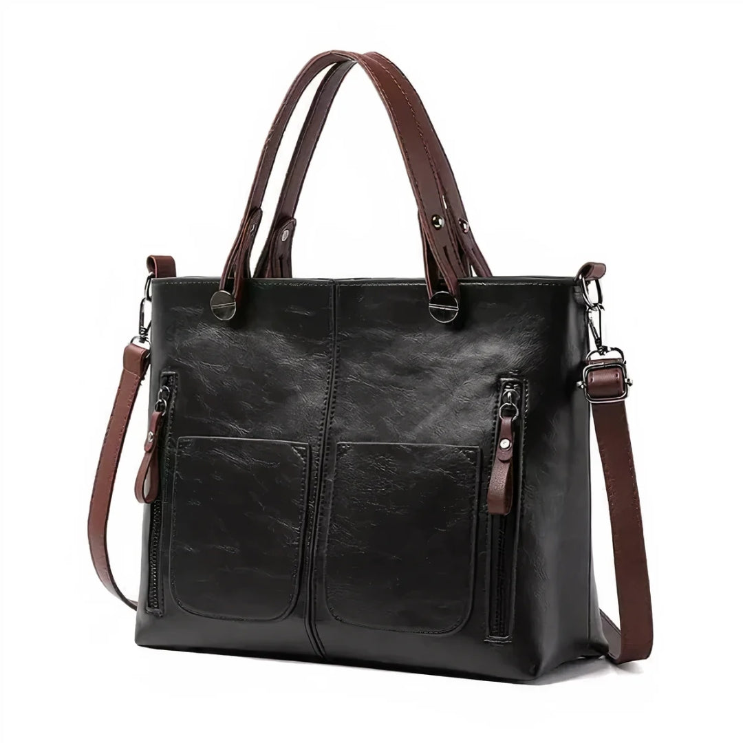 Ella™ | Vintage Læder Crossbody Taske