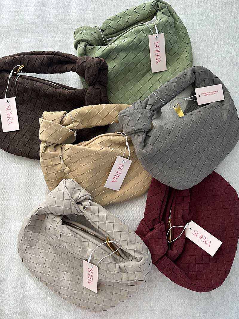 Ella™ | Mini Suede Woven Bag