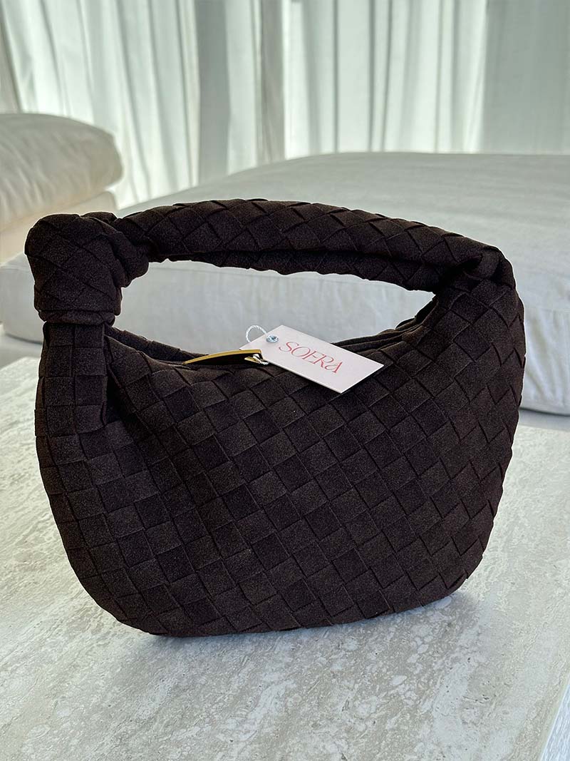 Ella™ | Mini Suede Woven Bag