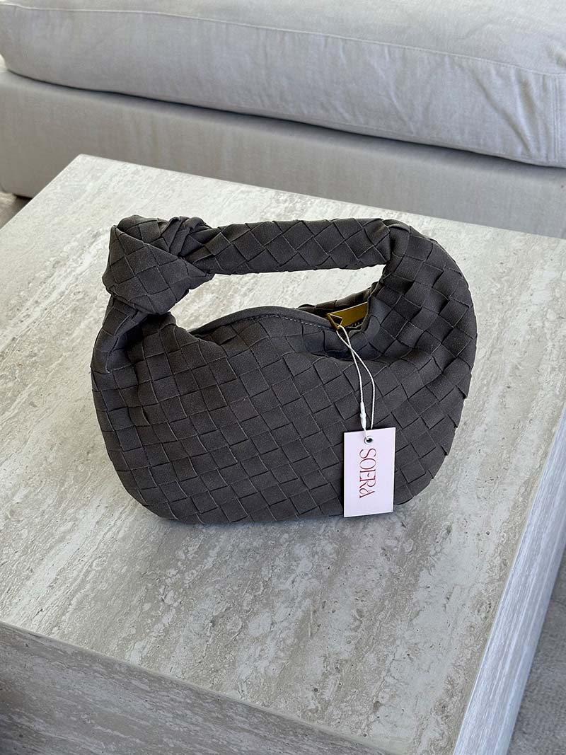 Ella™ | Mini Suede Woven Bag