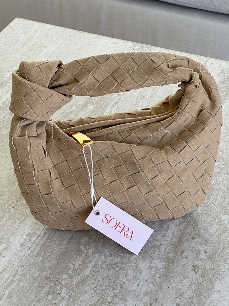 Ella™ | Mini Suede Woven Bag