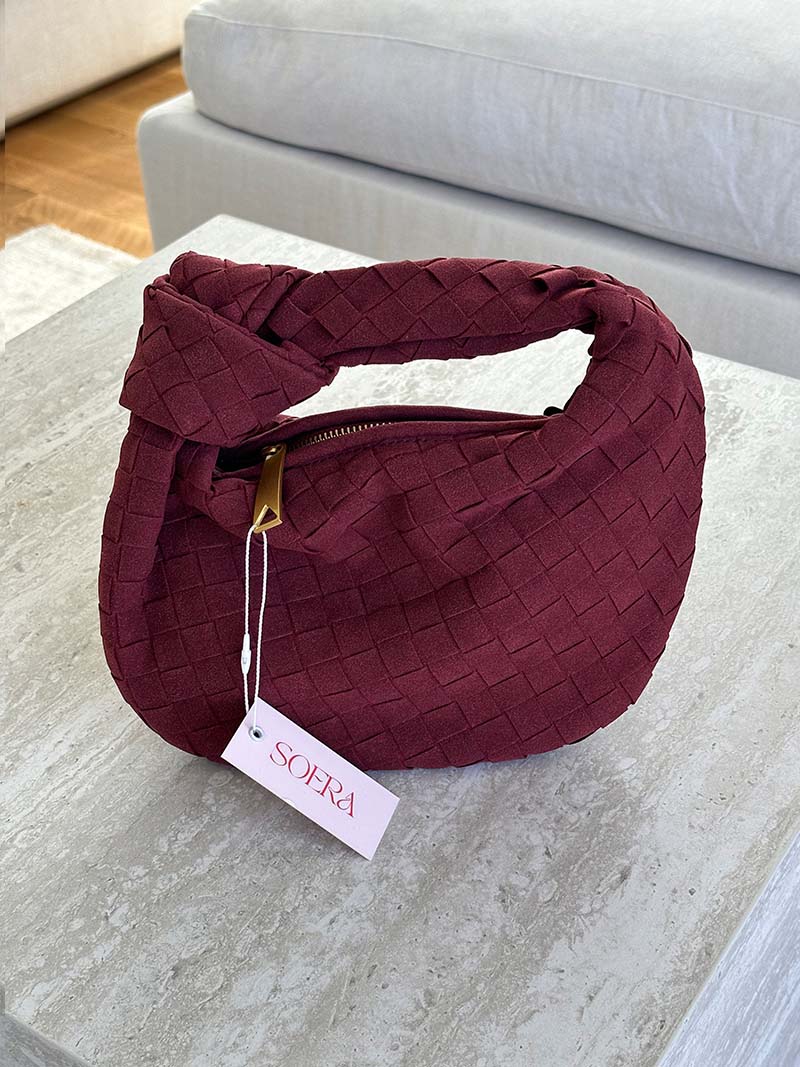 Ella™ | Mini Suede Woven Bag
