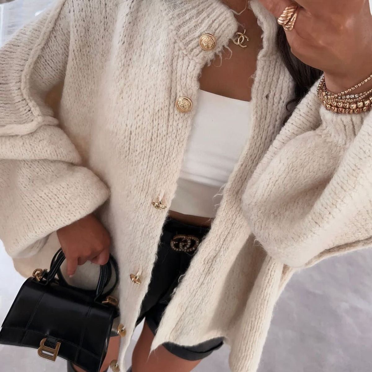 AMANDINE | OVERSIZE CARDIGAN