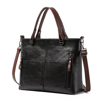 Ella™ | Vintage Læder Crossbody Taske