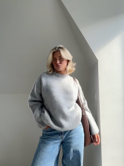 ELISE | RUNDHALSET MOHAIRTRØJE