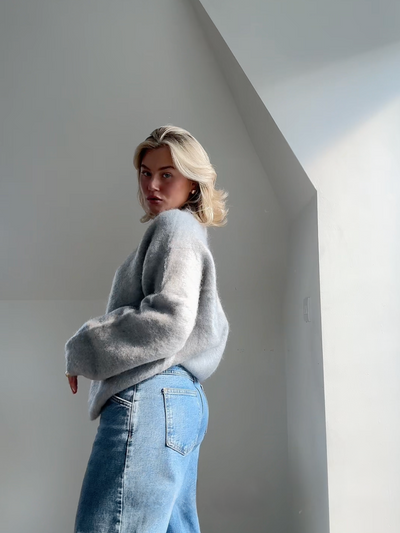 ELISE | RUNDHALSET MOHAIRTRØJE