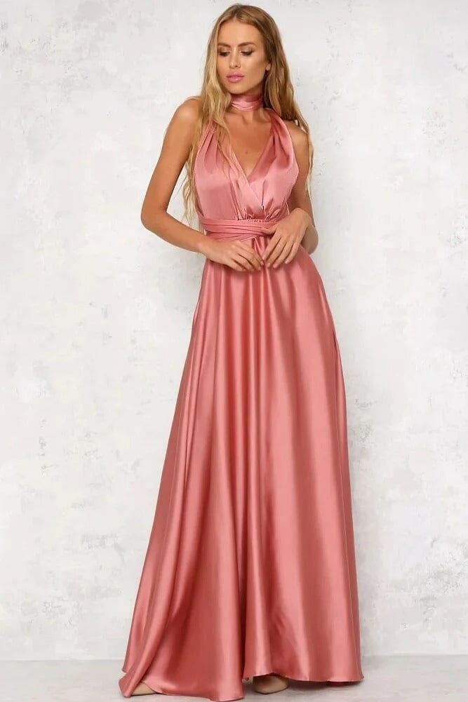 Amelia | Satin Kjole