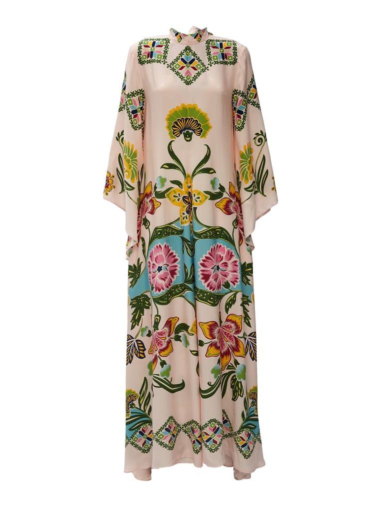 Udsøgt Solskin Blomsterprint Flydende Maxi Kjole