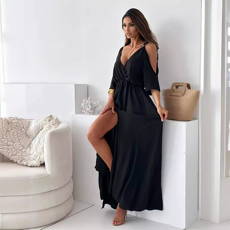 Elisa | Elegant Kjole med V-hals